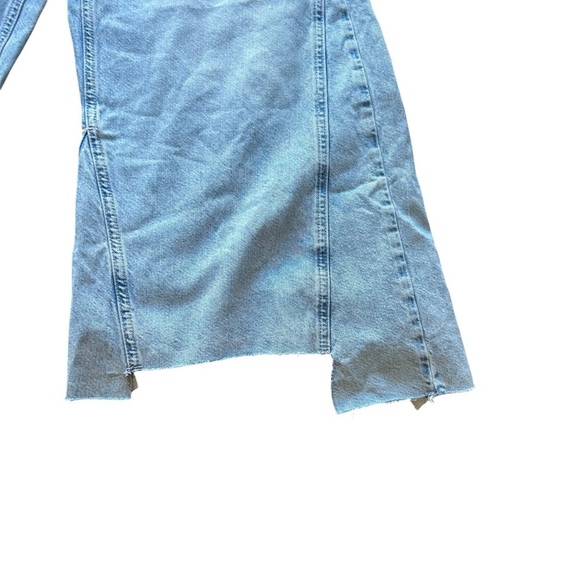 Free People We The Free Ripple Wide-Leg Cropped Jeans. NWT. 27 L - Picture 7 of 16